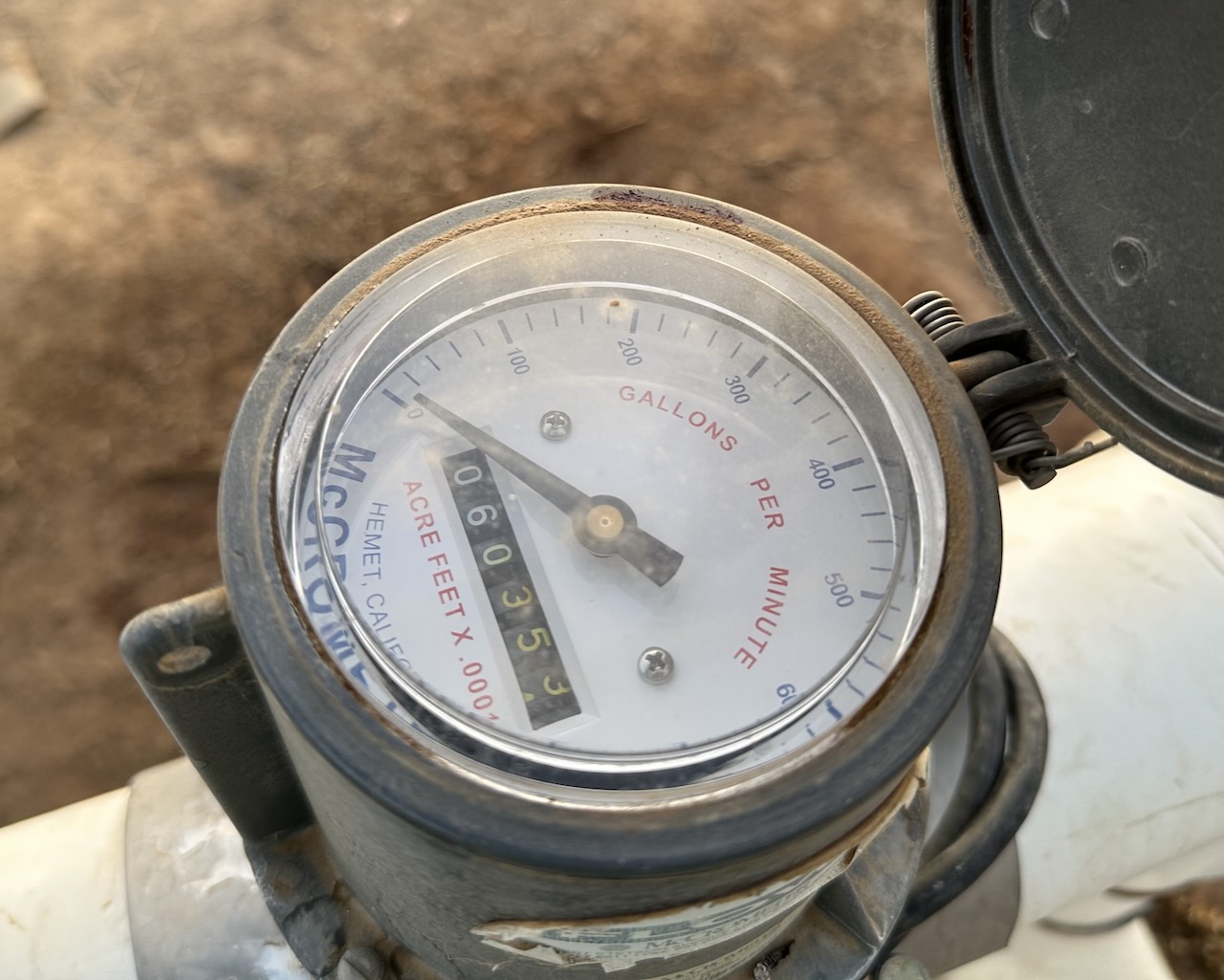 mccrometer_flow_meter Flow Meter in Field