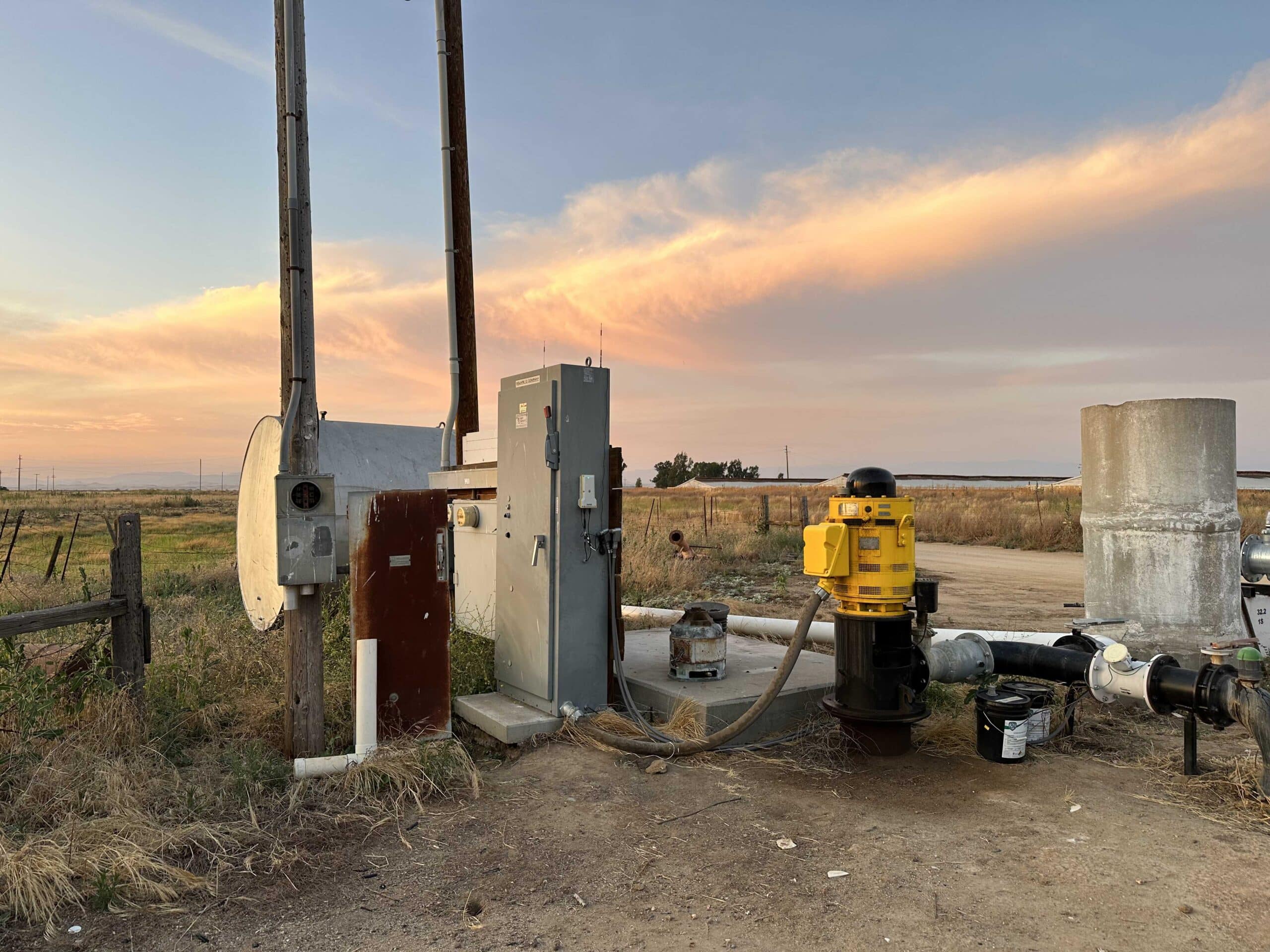 FarmHQ on an electric pump