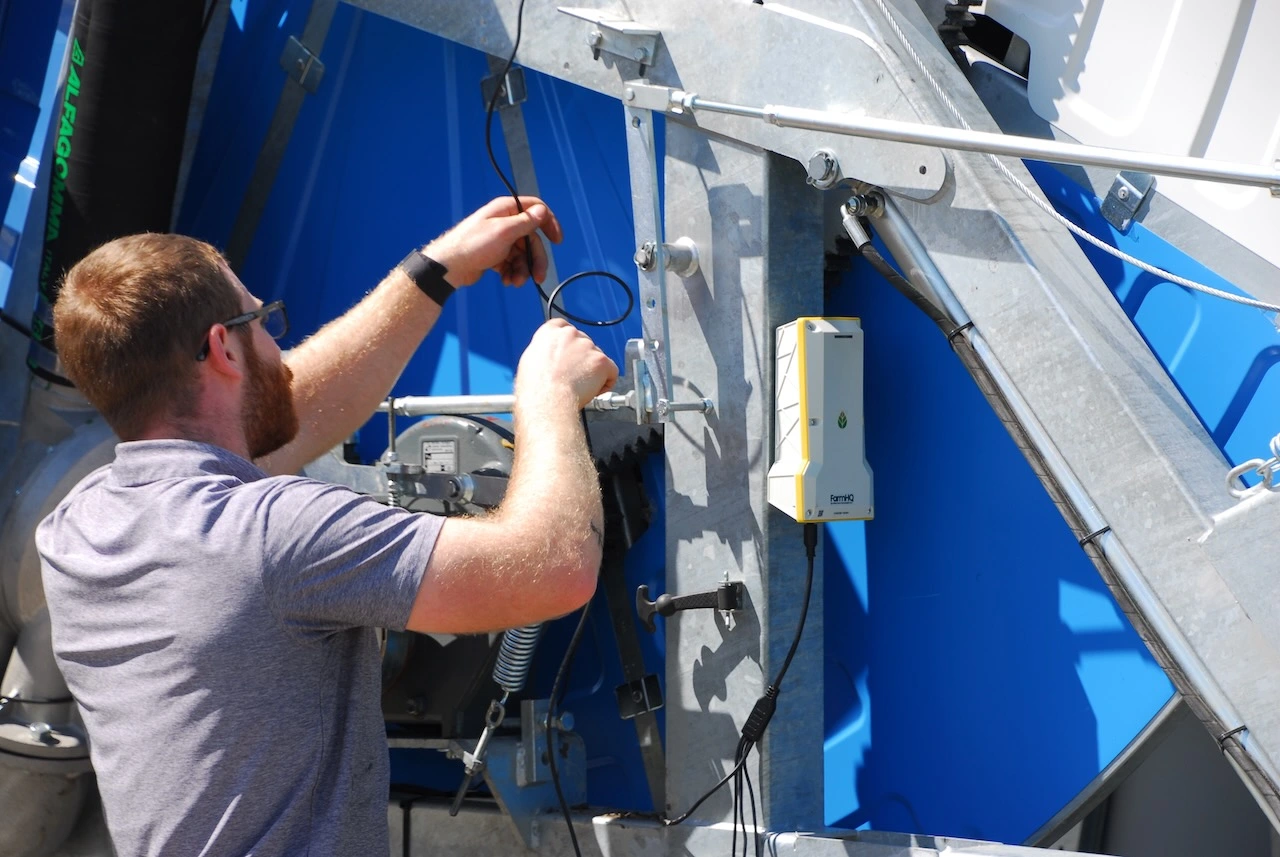 Irrigation hose reel install with FarmHQ